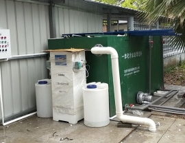 湖北坡頭鎮衛生院一體化污水處理設備安裝完成