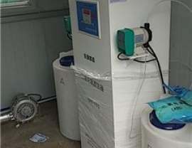 湖北常德漢壽株木山衛生院一體化污水處理設備安裝完成